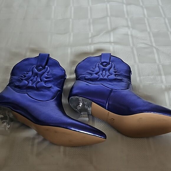 Katy Perry's The Annie-O Bootie Western Purple Size 8M - Picture 10 of 16